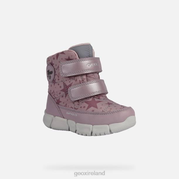 Geox 0ZTB1654 Dk Rose/Gray Flexyper Abx Toddler