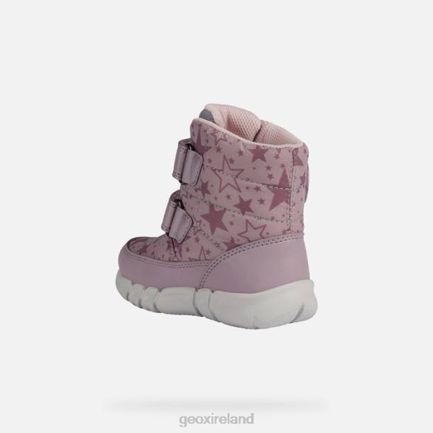 Geox 0ZTB1654 Dk Rose/Gray Flexyper Abx Toddler