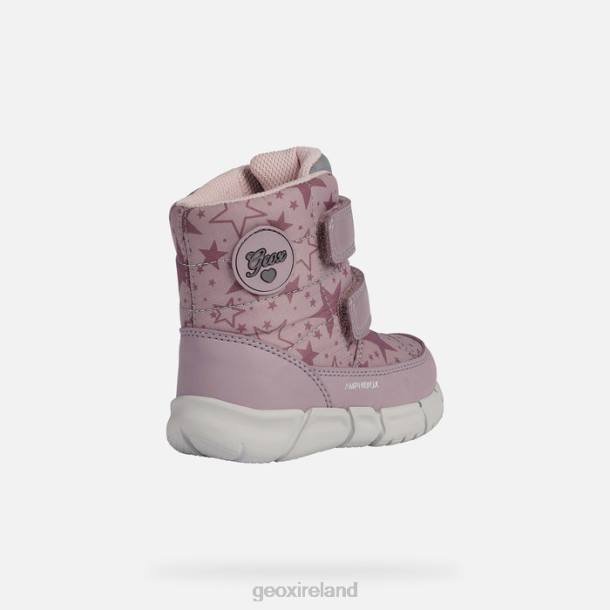 Geox 0ZTB1654 Dk Rose/Gray Flexyper Abx Toddler