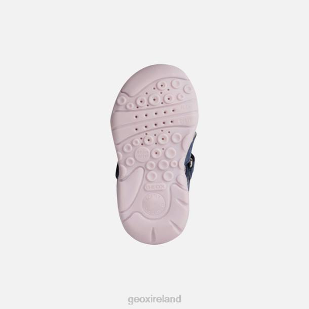 Geox 0ZTB1514 Lt Navy/Pink Sandal Agasim Toddler