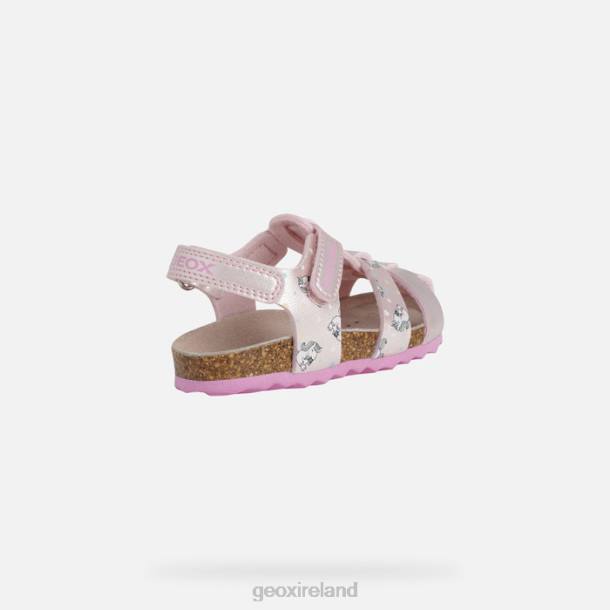 Geox 0ZTB1533 Light Pink/Fuchsia Sandal Chalki Toddler