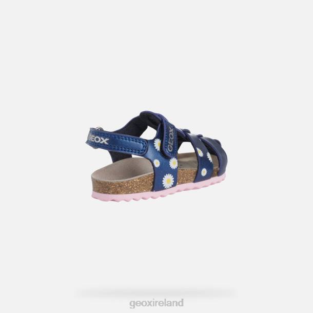 Geox 0ZTB1534 Navy Sandal Chalki Toddler