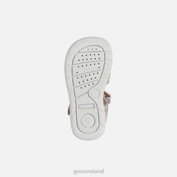 Geox 0ZTB1549 Light Rose/Silver Sandal Alul Toddler