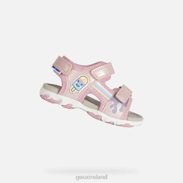 Geox 0ZTB1565 Light Pink Sandal Flaffee Toddler