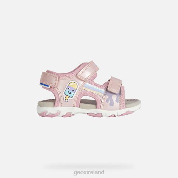 Geox 0ZTB1565 Light Pink Sandal Flaffee Toddler