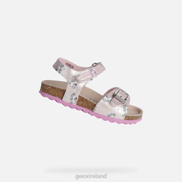 Geox 0ZTB1631 Light Pink/Fuchsia Sandal Chalki Toddler
