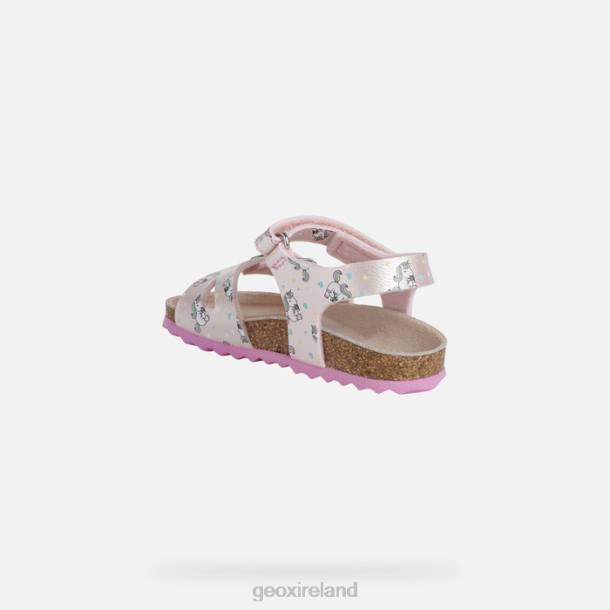 Geox 0ZTB1631 Light Pink/Fuchsia Sandal Chalki Toddler