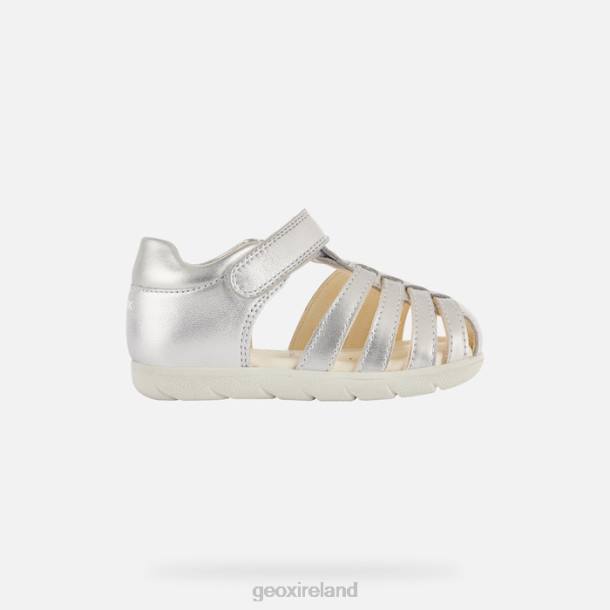 Geox 0ZTB2036 Silver Sandal Alul Toddler