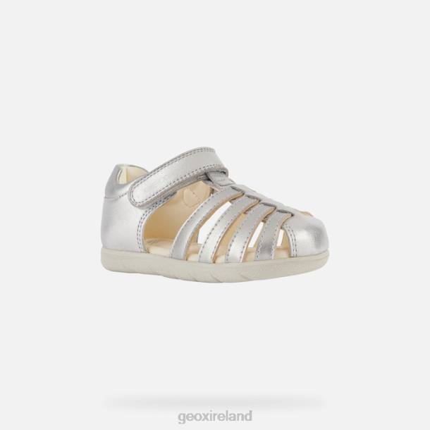 Geox 0ZTB2036 Silver Sandal Alul Toddler