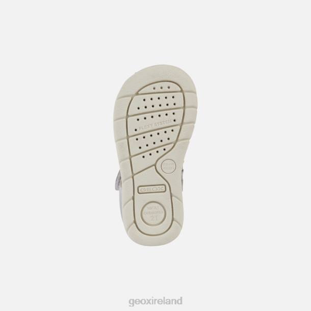 Geox 0ZTB2036 Silver Sandal Alul Toddler