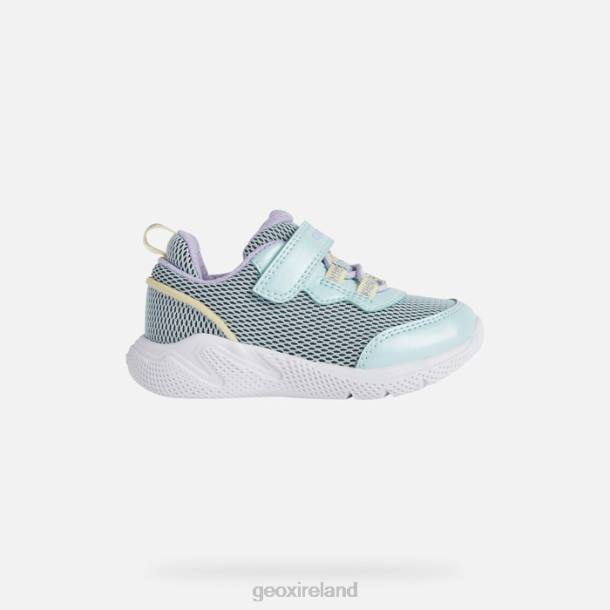 Geox 0ZTB1437 Sea Green/Lt Yellow Sprintye Baby