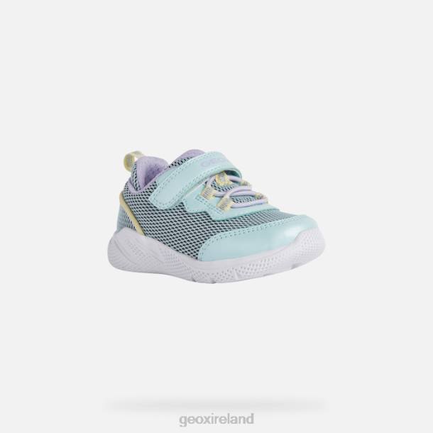 Geox 0ZTB1437 Sea Green/Lt Yellow Sprintye Baby