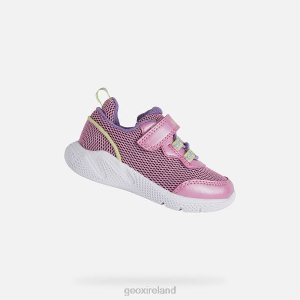 Geox 0ZTB1438 Fuchsia/Acid Green Sprintye Baby