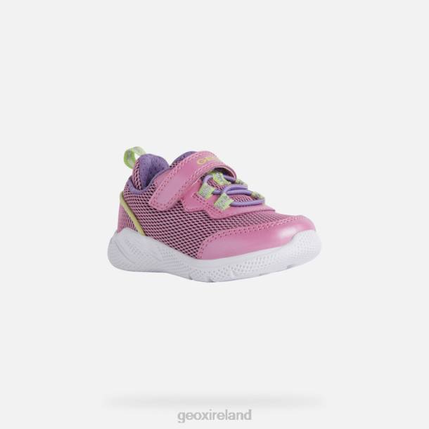 Geox 0ZTB1438 Fuchsia/Acid Green Sprintye Baby