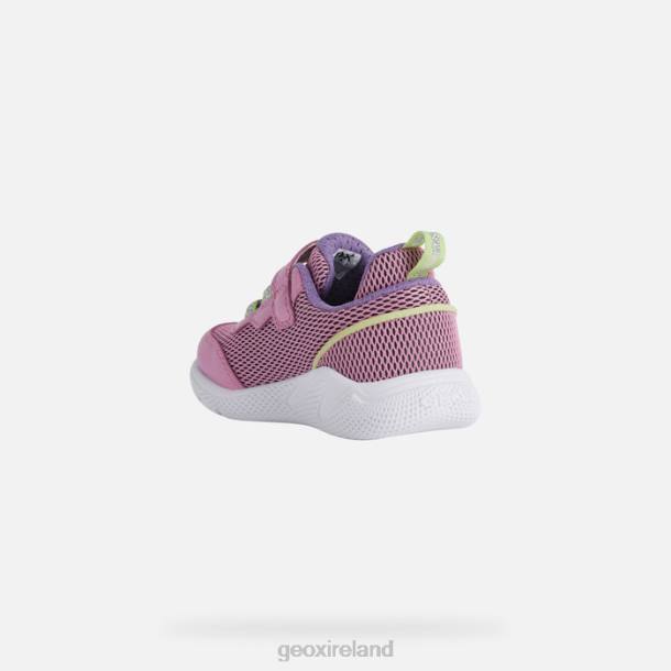 Geox 0ZTB1438 Fuchsia/Acid Green Sprintye Baby
