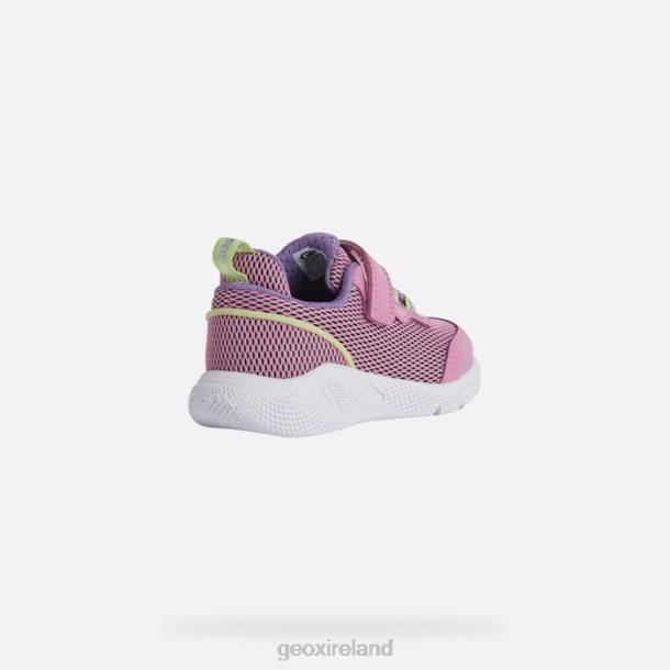 Geox 0ZTB1438 Fuchsia/Acid Green Sprintye Baby