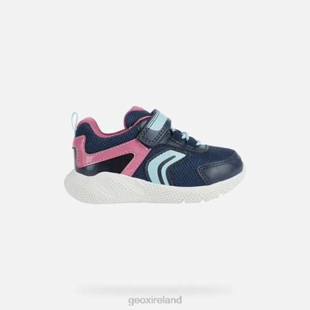Geox 0ZTB1488 Navy/Fuchsia Sprintye Toddler