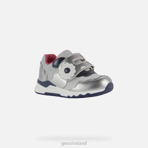 Geox 0ZTB1569 Silver/Navy Pyrip Toddler