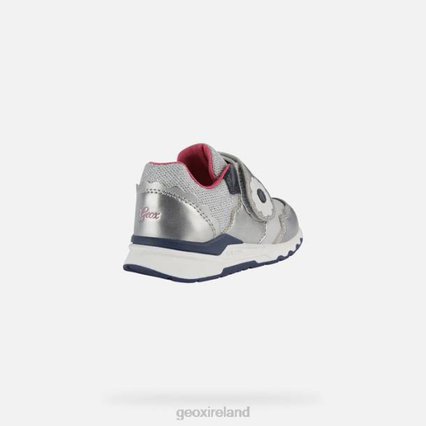 Geox 0ZTB1569 Silver/Navy Pyrip Toddler