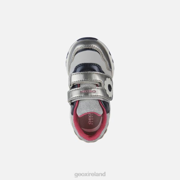 Geox 0ZTB1569 Silver/Navy Pyrip Toddler