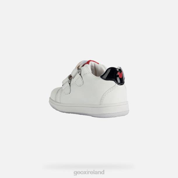 Geox 0ZTB1596 White/Red New Flick Baby