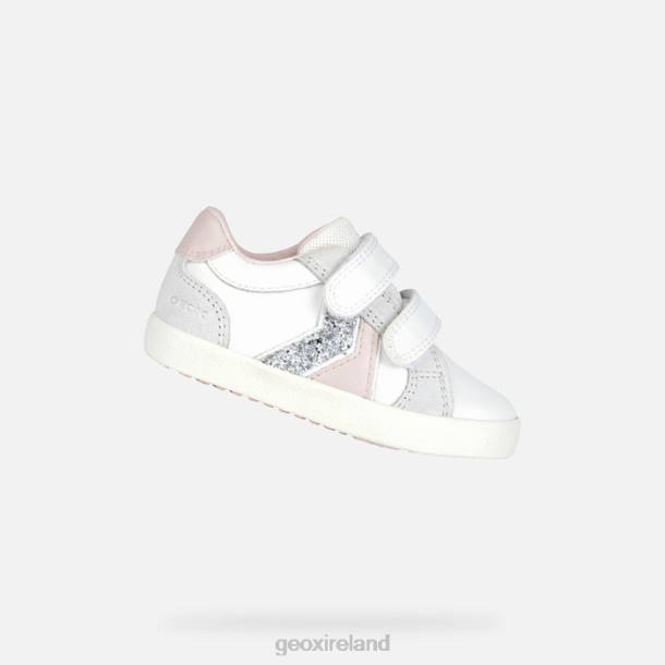 Geox 0ZTB2015 White/Light Rose Kilwi Toddler