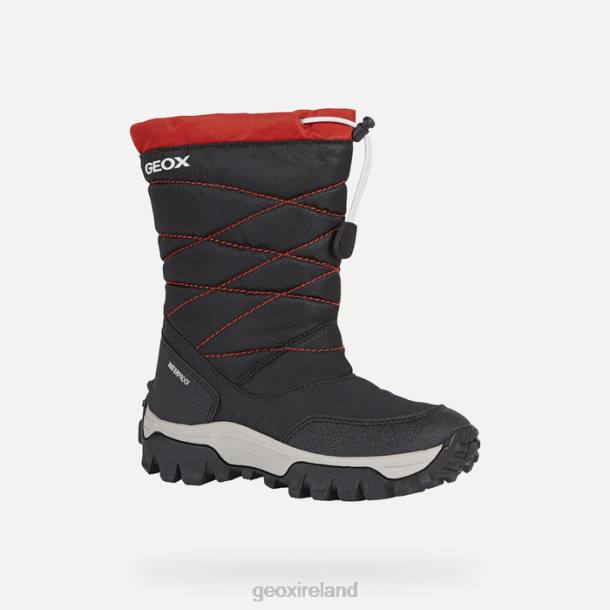 Geox 0ZTB1402 Black/Red Himalaya Boy