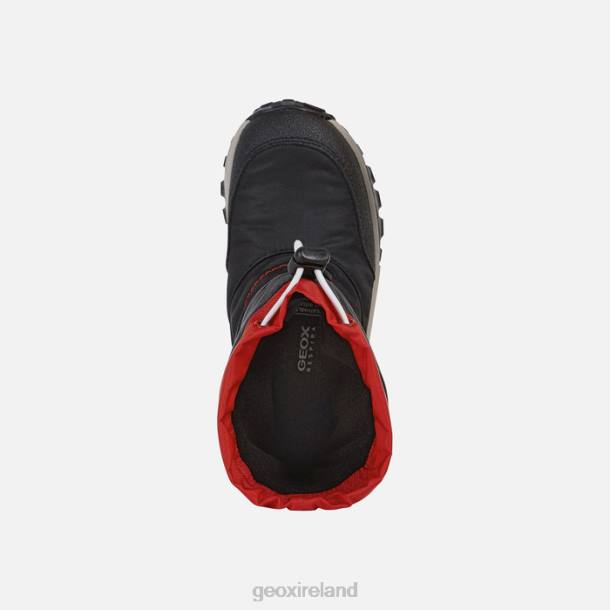 Geox 0ZTB1402 Black/Red Himalaya Boy