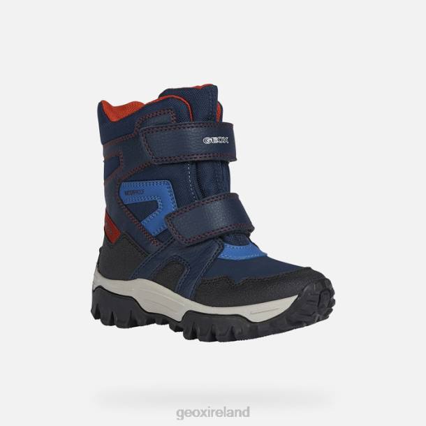 Geox 0ZTB1403 Navy/Red Himalaya Boy