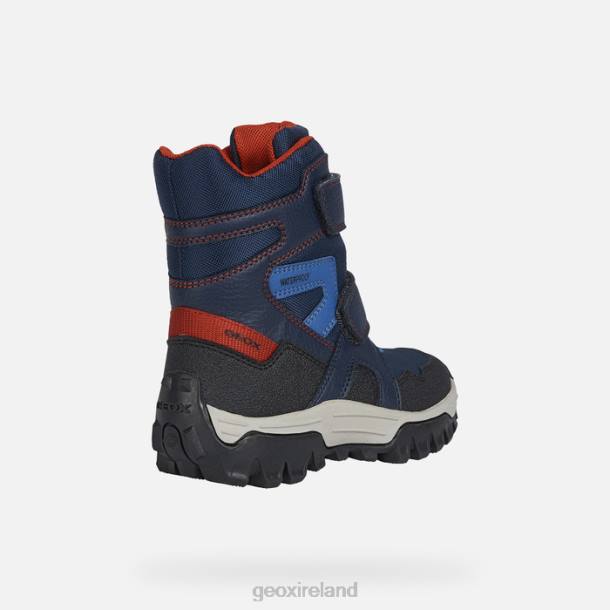 Geox 0ZTB1403 Navy/Red Himalaya Boy