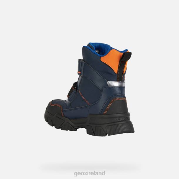 Geox 0ZTB1408 Navy/Orange Nevegal Abx Boy