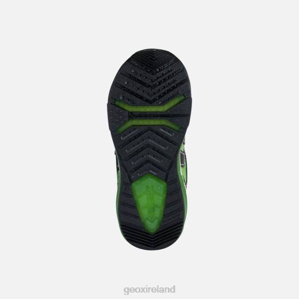 Geox 0ZTB1036 Black/Green Bayonyc Junior