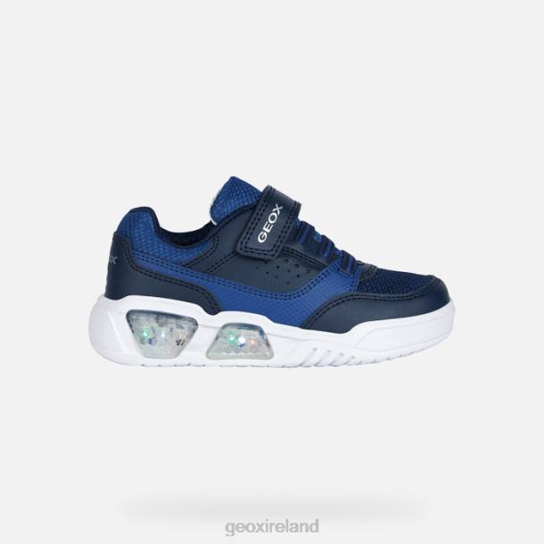 Geox 0ZTB1084 Navy/Avio Illuminus Junior