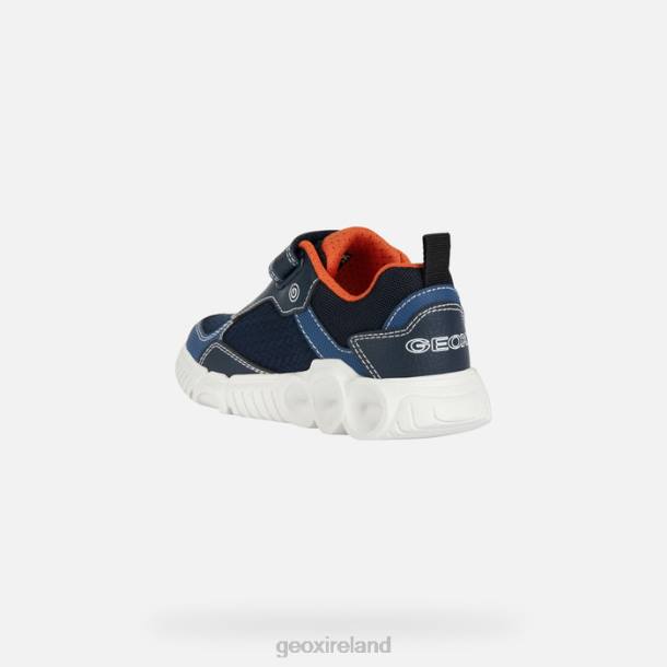 Geox 0ZTB1300 Navy/Orange Wroom Boy