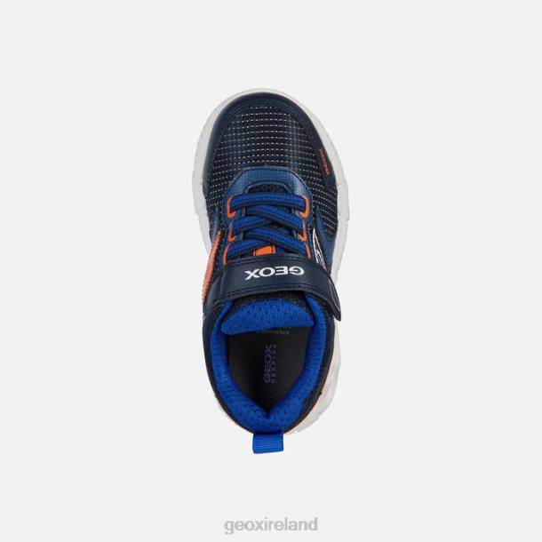 Geox 0ZTB1359 Navy/Orange Wroom Boy