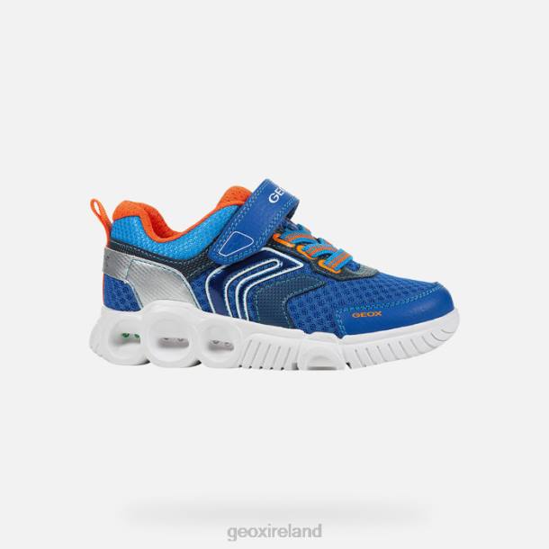 Geox 0ZTB1380 Royal/Orange Wroom Boy