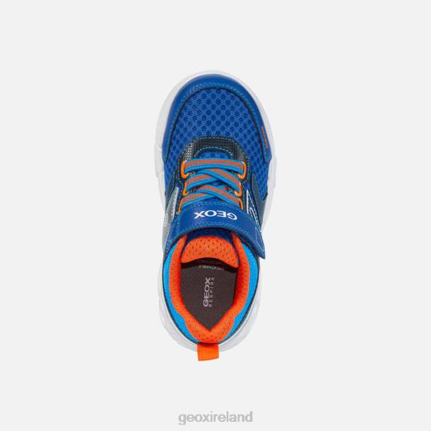 Geox 0ZTB1380 Royal/Orange Wroom Boy