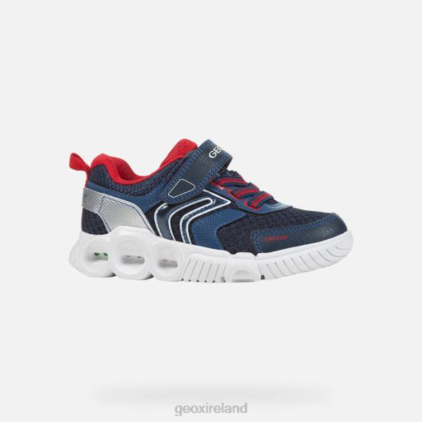 Geox 0ZTB1381 Navy/Red Wroom Boy
