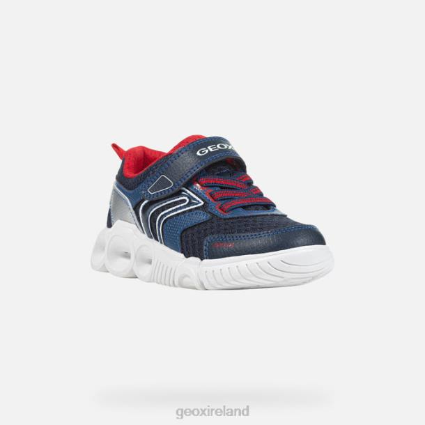 Geox 0ZTB1381 Navy/Red Wroom Boy