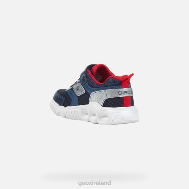 Geox 0ZTB1381 Navy/Red Wroom Boy