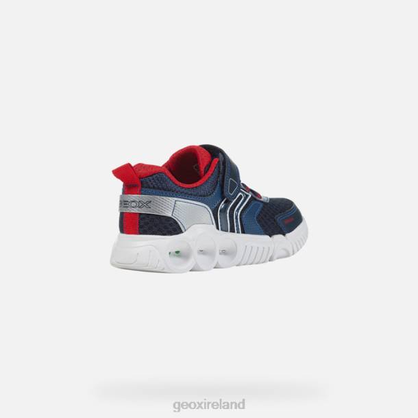 Geox 0ZTB1381 Navy/Red Wroom Boy