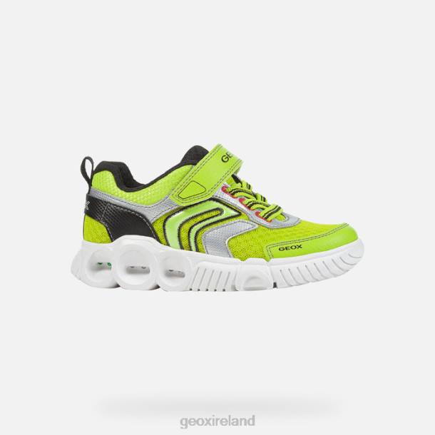 Geox 0ZTB1382 Lime/Black Wroom Boy