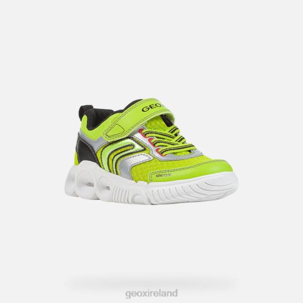 Geox 0ZTB1382 Lime/Black Wroom Boy