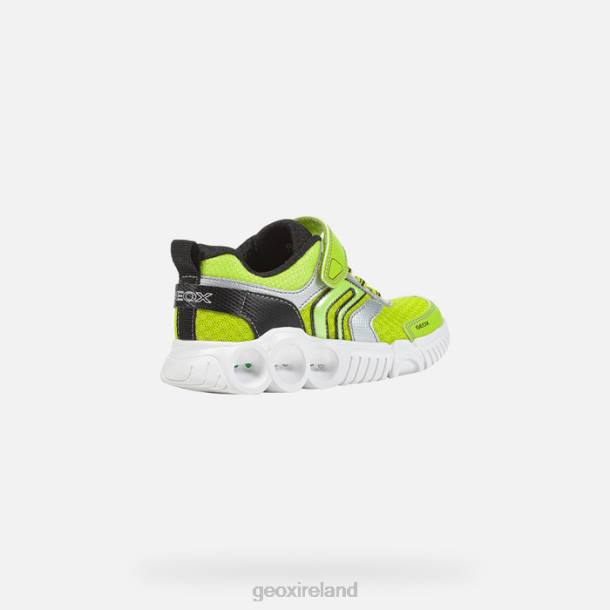 Geox 0ZTB1382 Lime/Black Wroom Boy