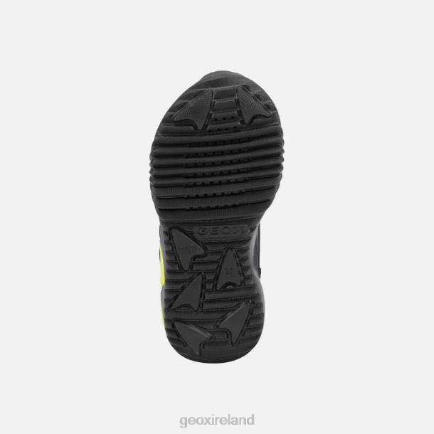 Geox 0ZTB1405 Black/Lime Assister Boy