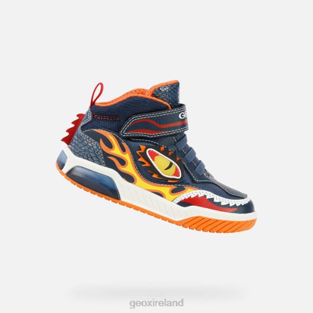 Geox 0ZTB1416 Navy/Orange Inek Boy