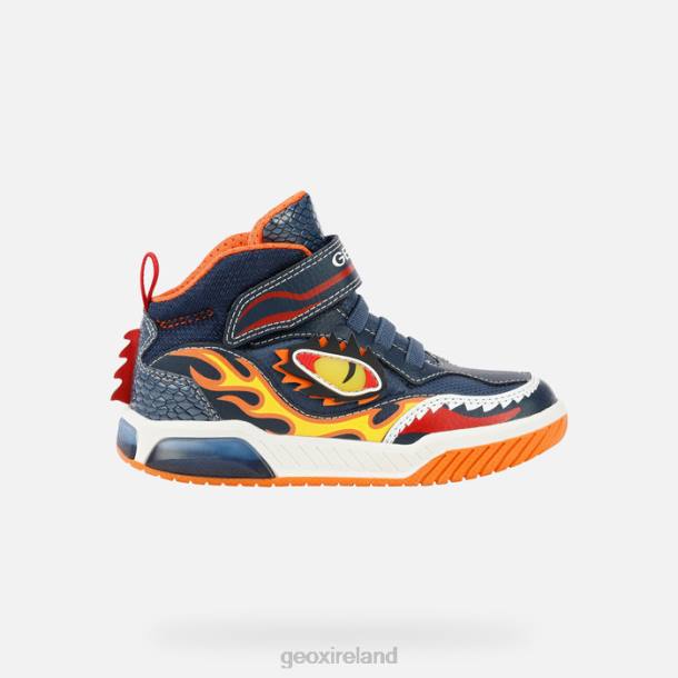 Geox 0ZTB1416 Navy/Orange Inek Boy