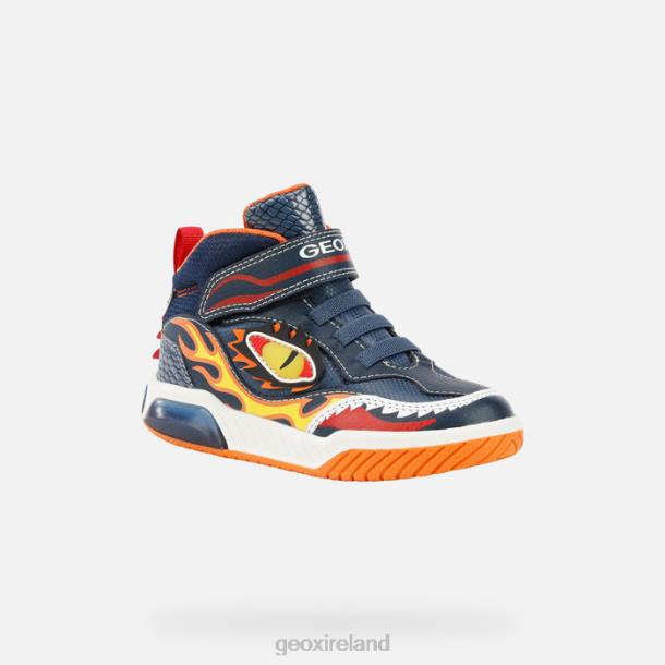 Geox 0ZTB1416 Navy/Orange Inek Boy