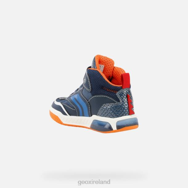 Geox 0ZTB1416 Navy/Orange Inek Boy
