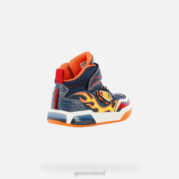 Geox 0ZTB1416 Navy/Orange Inek Boy